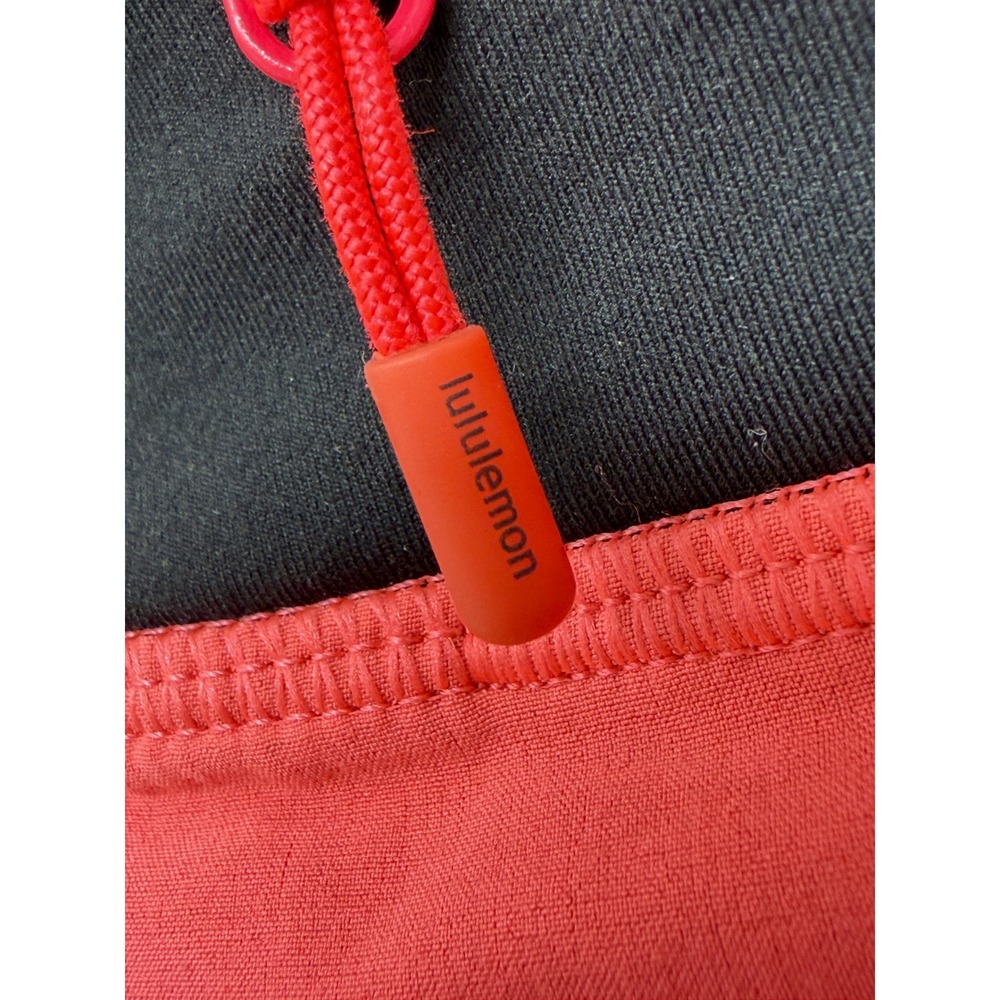 Lululemon Speed Short Coral Pink Black Performance Running Shorts 6 S - Picture 8 of 10